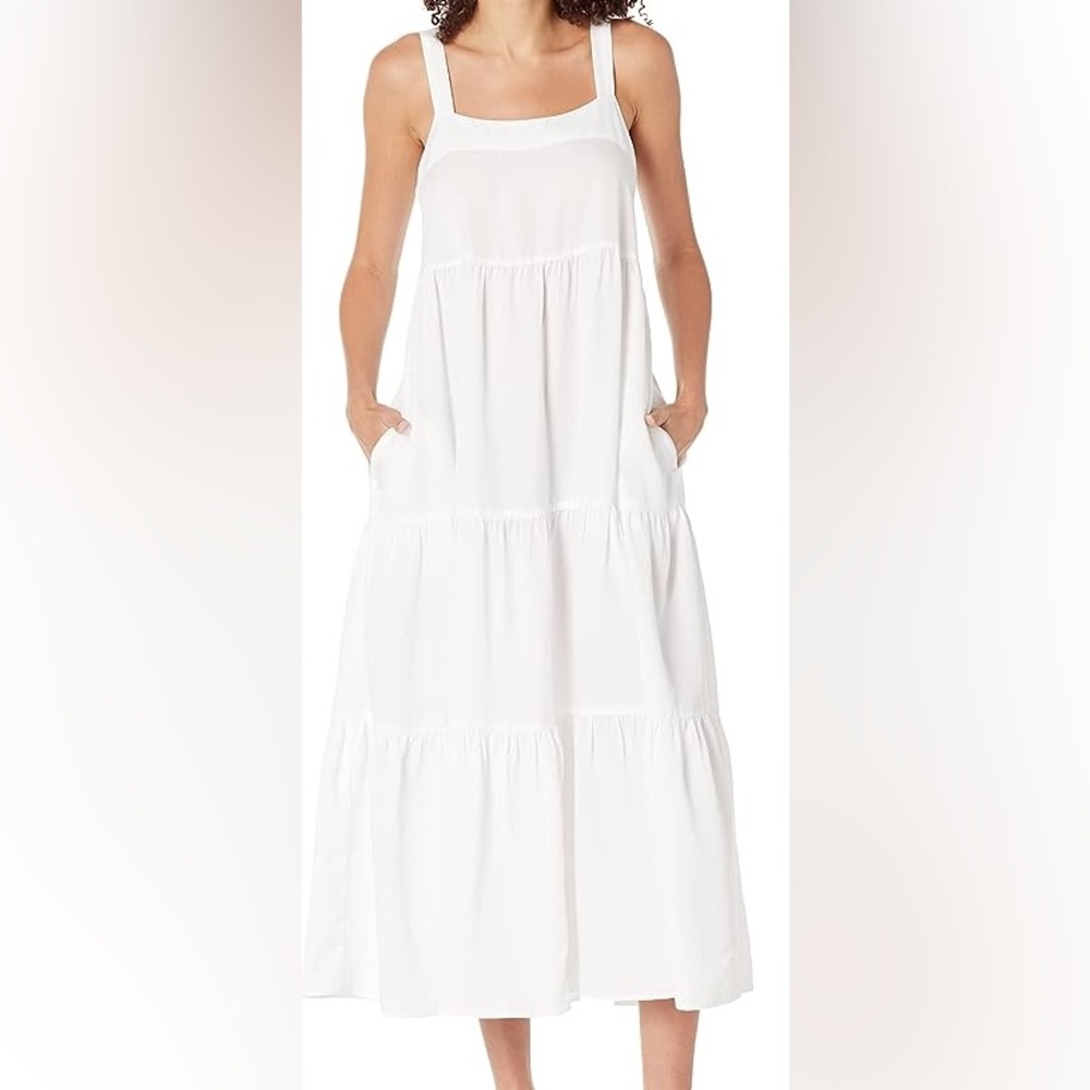 The Drop Women's Britt Tiered Maxi Tent Dress
